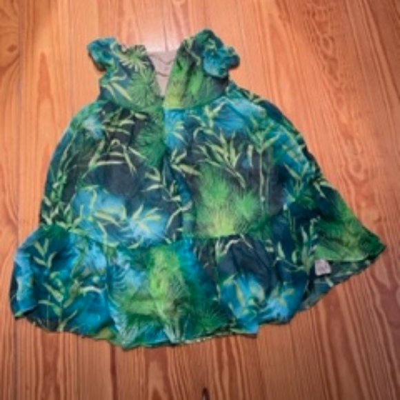 COPY - VERSACE Jungle Printed Silk Georgette Dress 100% Authentic - Picture 3 of 7